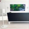 ynVISION.DESIGN Fixed Height Floor Stands Compatible with Sonos Era 100, Era 300 Speakers - Surround Sound Speaker Stands with Built-In Cable Management, Sleek and Secure, 28.2 inches tall, Pair White view 4