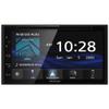Kenwood DDX5707S Multimedia Receiver Compatible with Apple CarPlay & Android Auto with KFC-1666S 6-1/2" 2-Way Speaker System view 2
