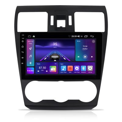 ASURE Car Stereo for Subaru Forester 2013-2015 Android 14 Head Unit with 9" HD Touchscreen, Wireless CarPlay/Android Auto, GPS, Bluetooth, DSP, SWC Ideal Upgrade for Subaru Daily Commuters