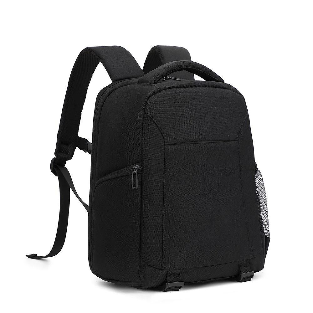 Andoer Travel Camera Backpack Camera Bag Photography Storager Bag Side Open Available for Laptop with Flexible Dividers Compatible with Laptop Canon Nikon/Sony Digital SLR Camera Body Lens Tripod