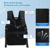 Andoer Travel Camera Backpack Camera Bag Photography Storager Bag Side Open Available for Laptop with Flexible Dividers Compatible with Laptop Canon Nikon/Sony Digital SLR Camera Body Lens Tripod view 2