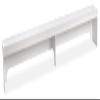 5 ft. PVC Fume Hood Shelf White view 1