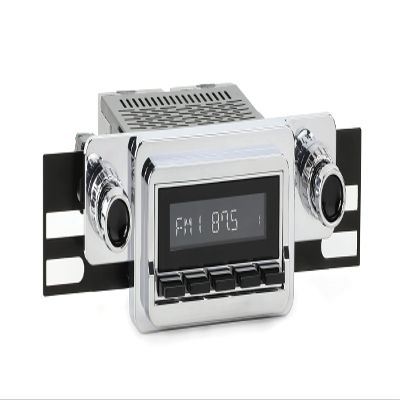 RetroRadio Compatible with 1964-66 Ford Falcon Features Include Bluetooth, AUX, AM/FM LACB-M1-125-54-74F3