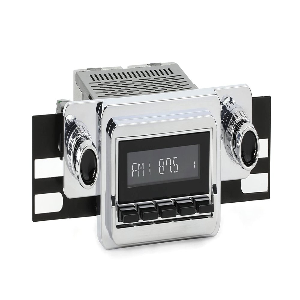 RetroRadio Compatible with 1964-66 Ford Falcon Features Include Bluetooth, AUX, AM/FM LACB-M1-125-54-74F3