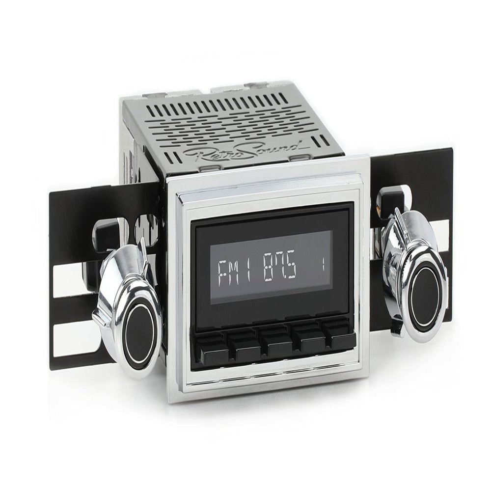 RetroRadio Compatible with 1968-79 Ford F-Series Truck with AM Factory Radio Features Include Bluetooth, AUX, AM/FM LAB-M1-126-55P-75PF7