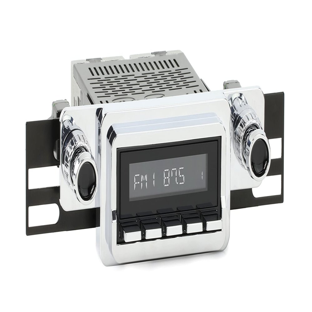 RetroRadio Compatible with 1964-66 Ford Falcon Features Include Bluetooth, AUX, AM/FM LABC-M1-125-54P-74PF3