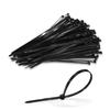 Coarbor 8 inch Heavy Duty Zip Ties, Black Zipties Cable Ties, Black Cable Ties for Faux Ivy Fence Privacy Screen, 100 Pieces view 1