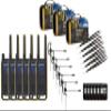 Motorola Talkabout T475 Two Way Radio 6-Pack Walkie Talkies Black/Yellow 22 Channels PTT Earpieces Carrying Case Rechargeable view 1