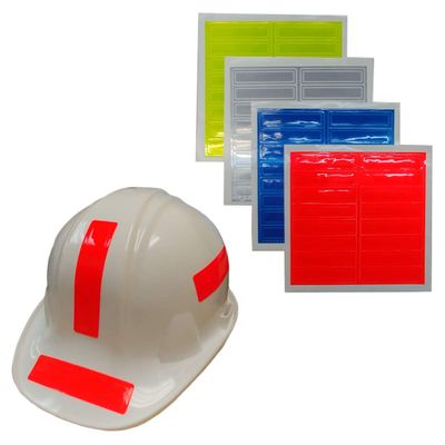 Reflective Helmet Stickers White