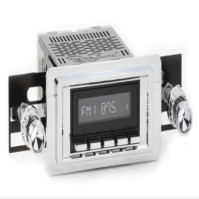 RetroRadio Compatible with 1955-57 Ford Thunderbird Features Include Bluetooth, AUX, AM/FM LABC-M1-105-04P-74PF