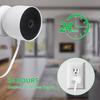 2Pack Power Adapter Compatible with Google Nest Cam Outdoor or Indoor, Battery - 6.5ft/2m Weatherproof Outdoor Charger Cable Power Your Camera Continuously- White view 4