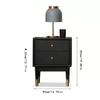 NightStand/Sofa Table Modern Minimalist Double-Layer Storage Bedside Table Bedroom Bedside Cabinet Nordic Locker Living Room Side Table Coffee Table view 2