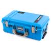 ColorCase Pelican Air 1535 Carry-on Case Electric Blue - Medium Size Waterproof Case with TrekPak Divider System & Convoluted Lid Foam - Desert Tan Handles & Latches view 2