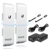 Wireless Bridge Ubiquiti NanoStation M5 PRE-CONFIGURED Bundle of 2 Ubiquiti airMAX NSM5-US, Point to Point Outdoor WiFi Bridge, Plugh and Play, 5GHz, 150+Mbps, 15+km Link Range, Network WiFi Bridge. view 1