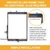 PlxMxr 10.2" Touch Screen Glass Replacement for iPad 7 7th Generation 2019 (A2197 A2198 A2200)/ for iPad 8 8th Generation 2020 (A2270 A2428 A2429 A2430) with Pre-Installed Home Button (Black) view 4