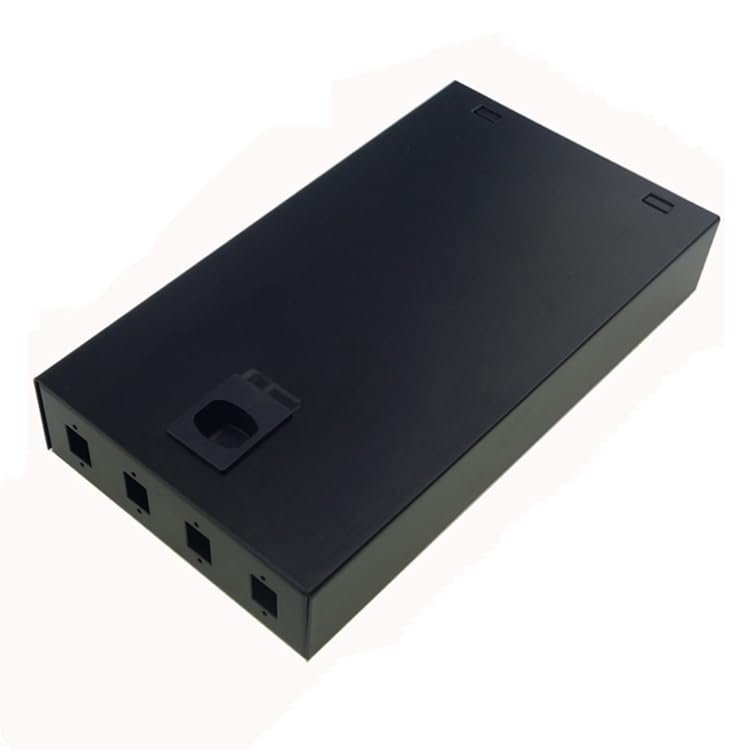 4-Port SC Thickened Fiber Optic Terminal Box Fiber Optic Pigtail Fusion Splicing Box Junction Box Junction Box Telecom Grade Thickness 0.8mm