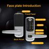 1pc Smart Door Lock TT Lock Smart Door Lock, Keyless Entry Door Lock Fingerprint Door Lock with Keypad Digital Door Lock with Handle for Home, Rental, Office and Hotel,Does Not Contain Battery view 4