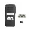 Black Front Housing Cover Walkie Talkie Case Replacement Refurbish Refurb Kit for CP185 EP350 Two Way Radio with PTT Button Knobs (Limited Keypad) view 2