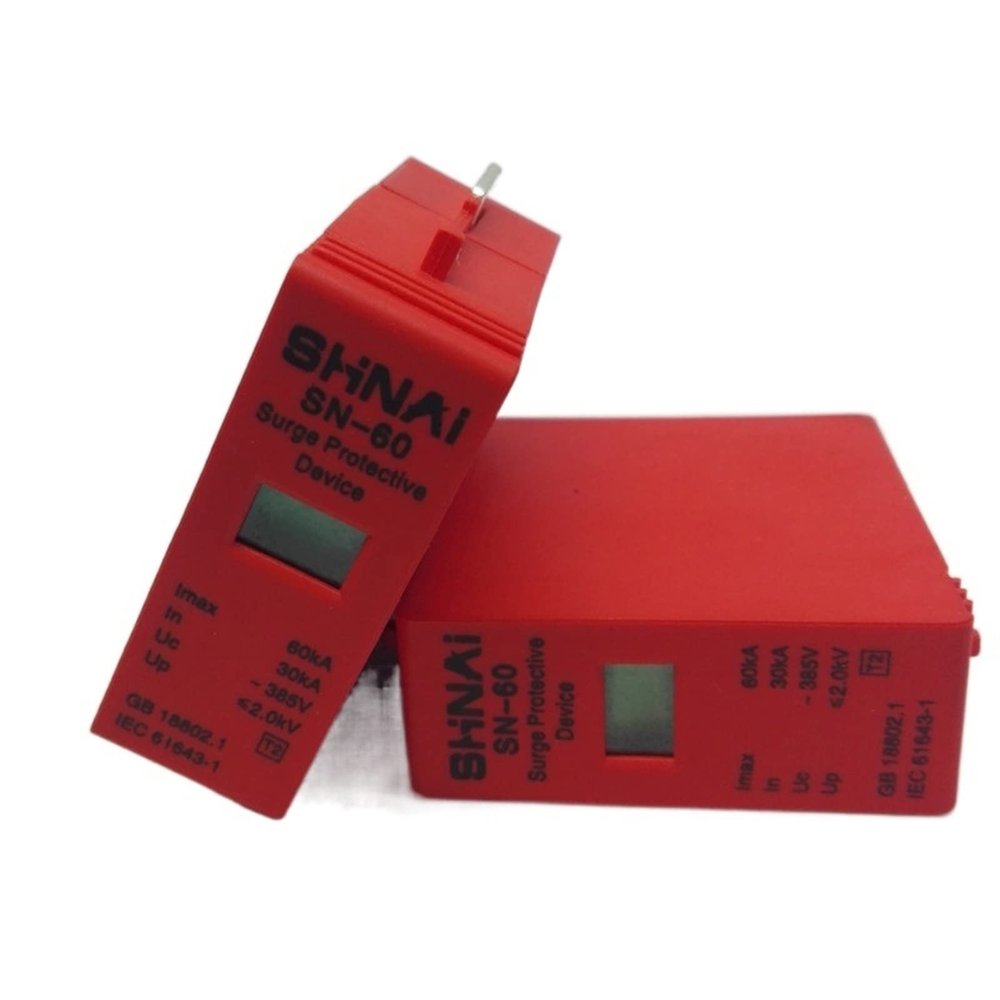 2 PCS 30KA-60KA Surge Arrester Protection Device Electric Surge Protector D ~385V AC Replace Module Parts for SPD