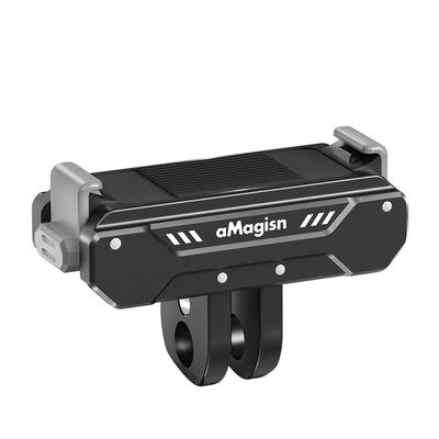 PALUMMA Magnetic Mount Foldable Adapter for DJI OSMO Action 4/3 Magnetic Accessories Camera Mount, Conversion Adapter TripodBlack