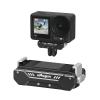 PALUMMA Magnetic Mount Foldable Adapter for DJI OSMO Action 4/3 Magnetic Accessories Camera Mount, Conversion Adapter TripodBlack view 2