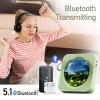 MICOCIOUS Portable CD Player with Bluetooth Desktop CD Player for Home CD Music Players with Remote Control,Timer,Built-in Dual Speakers with LED Display Home Audio Boombox FM Radio view 4