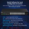 24 Port 2.5G Web Managed Ethernet Network Switch 24 x 2.5 Gigabit | 2 x 10G SFP+ | Work with 10-100-1000Mbps Devices | 160G Bandwidth | Fanless Quiet Metal Internet Switch | Rack Mount view 4
