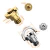 ThtRht 2 Pack Camera Bottom Screw Extender Replacement D-Ring Male to Female 1/4 inch Thread Mount Screws Adapter for Leather Half Case Cover Half Leather Case Kit Leather Camera Case Carrying Bag view 2