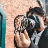 77mm Kaleidoscope Prism Lens Filter, Handheld Effects Filters Kaleidoscope Glass Prism, Variable Photographic Camera Special Effects Filter Camera Filter for SLR Photography view 4