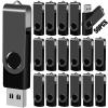 EASTBULL (NOT 128GB) 128MB USB Flash Drive Bulk Thumb Drives 50 Pack with Lanyards USB 2.0 Memory Sticks Zip Drive Pen Drive for Storage and Backup Black 50PCS 128MB view 1