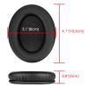 Linkidea Replacement Ear Pads for HyperX Cloud II/III/Mix/Alpha/Cloud Flight/Stinger 2 Headphones, Black Faux Leather, 2 Count view 4