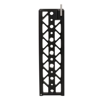 12 Inch Dovetail Plate, 1/4 and 3/8 Threaded Holes withStandard Mount for DSLR Video Camera Setup, Quick Rigging Solution, Lightweight Design, Aluminum Alloy