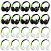 JYSiptkird Bluetooth Headphones, Chat- Comfortable Over Ear Stereo Headphsets with Mic, Soft Earmuffs/Foldable/SD/TF, 20H Playtime, Great for Music/OFC/Tour/Gym/Game (20pcs Green Colors) view 1