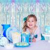 BEISHIDA 2 Pcs Door Streamers Curtain Iridescent Streamers Baby Shower Party Streamers Backdrop Party Decorations Wall Background Photo Booth Props(3.28 ft x 6.56 ft) view 4