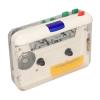 flexman Cassette Player, USB Cassette to MP3 Converter, Plug and Play Rechargeable Portable Cassette Player with Volume Control, Earphones for Headphone Speakers Laptops view 1