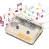 flexman Cassette Player, USB Cassette to MP3 Converter, Plug and Play Rechargeable Portable Cassette Player with Volume Control, Earphones for Headphone Speakers Laptops view 4
