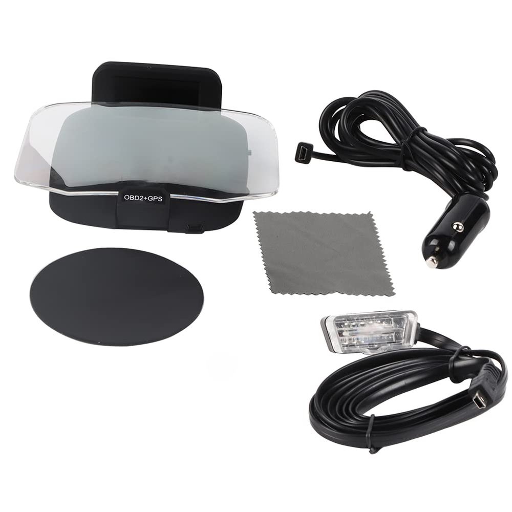 Car HUD, Head Up Display, OBD2 Gauge Display, C1 OBD2 and GPS LED OBD Car HUD Head up Display Speedometer Projector System Diagnostic Tool