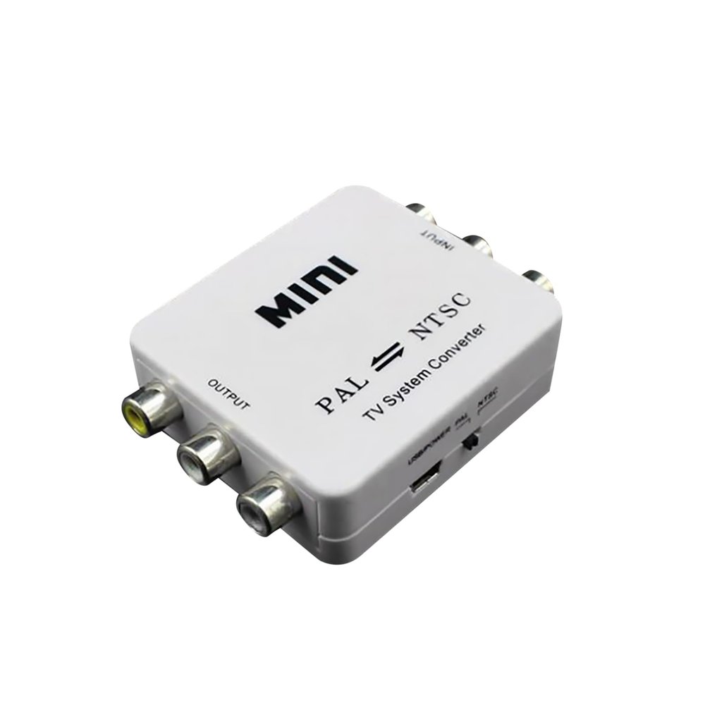 DAGIJIRD NTSC to PAL Converter Kit Bi-Directional TV System Converter Switcher Adapter with USB Cables