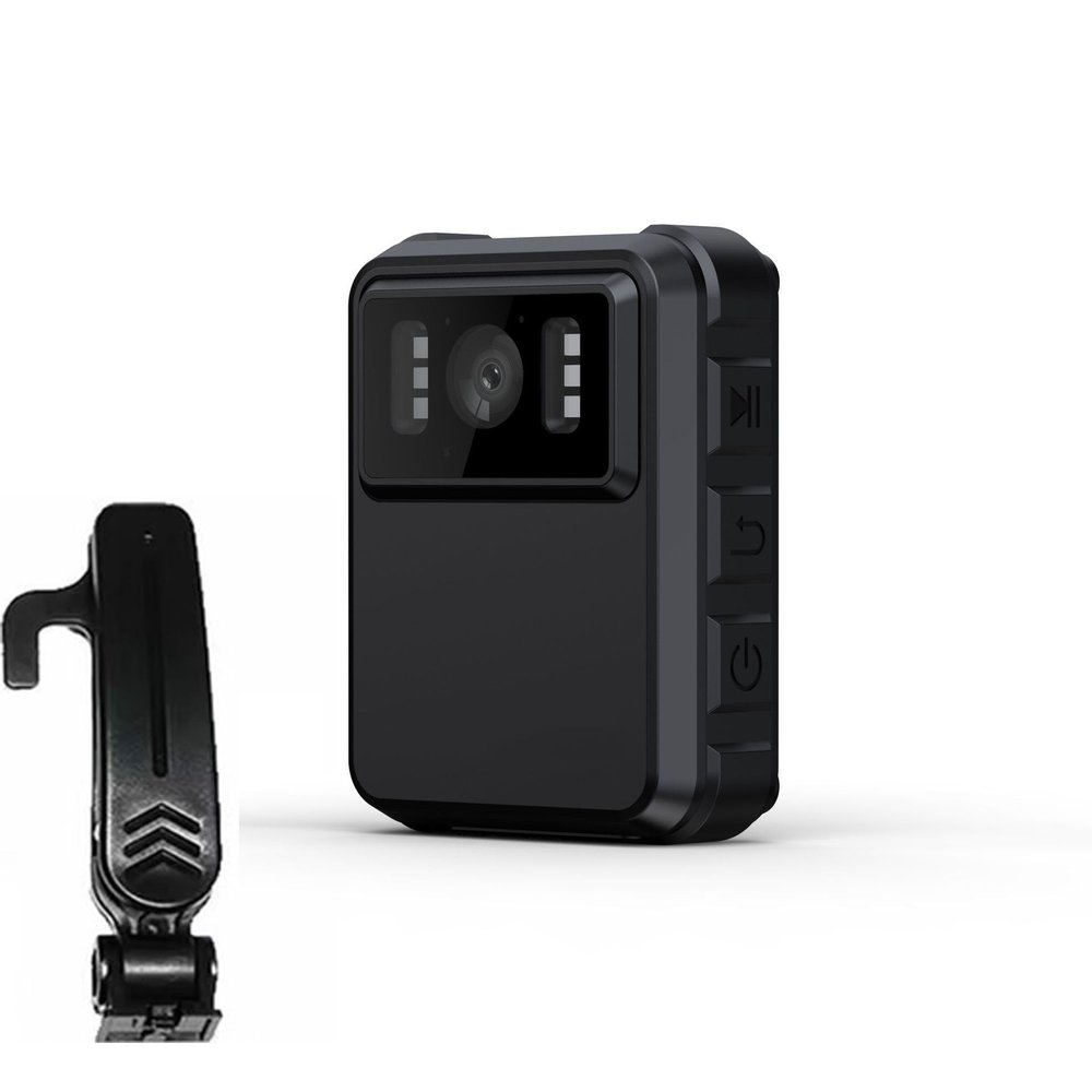 2K Mini Body Camera Waterproof Video Recorder Small Wearable Pocket Camera for Home with 1800 mAh Battery