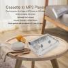 Portable Cassette Player Recorder Converter, Cassette to MP3 Converter, Retro Stereo Sound USB Cassette Tape Player for Laptops and Computers view 2