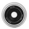CCTV C Mount Wide Angle Lens, Aluminum Alloy Black 25mm F1.8 Mini CCTV C Mount Home Electronic Wide Angle Lens for DSLR, for Indoor NEX Camera (Silver) view 4