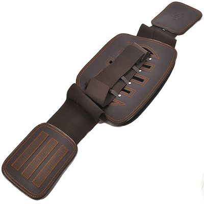 REROM lumbar support belt Leather Therapy Decorative Belt, Ergonomic Design Breathable Material with Removable Lumbar Pad Waist Support Back Braces (Size : Small)