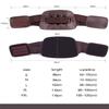 REROM lumbar support belt Leather Therapy Decorative Belt, Ergonomic Design Breathable Material with Removable Lumbar Pad Waist Support Back Braces (Size : Small) view 2