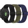 Olytop for Garmin Instinct/2 Solar Watch Bands, 22mm Soft Elastic Nylon Ultra-light Wristband Replacement Strap Men Women for Garmin Instinct Tactical/Esports/Solar/Tide, Black+Army Green+Blue view 1