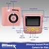 Ultimaxx Instant Print Camera for Kids Teens Beginners with 3 Printing Paper Rolls 32GB Micro SD Holiday (Pink, Bundle) view 2
