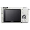 Sony ZV-E10 Mirrorless Camera (White) + 2X 64GB Memory + Case + Tripod & More (20pc Bundle) (Renewed) view 3