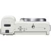 Sony ZV-E10 Mirrorless Camera (White) + 2X 64GB Memory + Case + Tripod & More (20pc Bundle) (Renewed) view 4