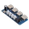 Power Expansion Board, 5V 4 Channel Power Expansion Module Button Control USB Power Splitter Board, Electronic Components view 2
