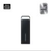 Samsung T5 EVO Portable SSD 4TB, USB 3.2 Gen 1 External Solid State Drive, Seq. Read Speeds Up to 460MB/s for Gaming and Content Creation, MU-PH4T0S/AM, Black view 2