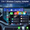 Magic CarPlay Box 3.0 Max, CarPlay AI Box Support YouTube/Netflix/Hulu etc., Qualcomm Multi-Core Android System Multimedia Video Box with Wireless CarPlay/Android Auto Adapter view 2
